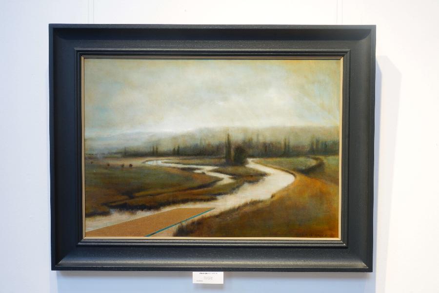 Where Silence Holds III by Deborah Grice | Contemporary Painting for sale at The Biscuit Factory Newcastle 