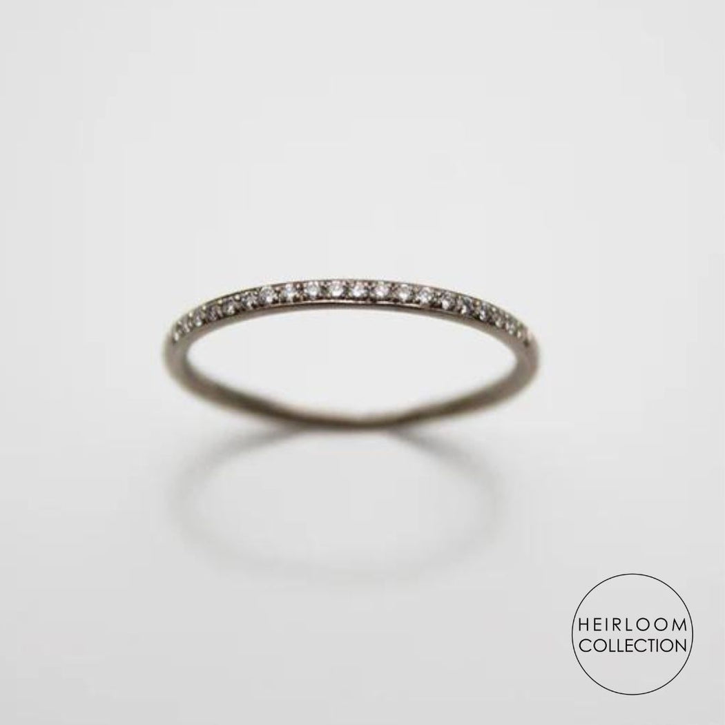 Castle Set Wedding Band by Dagmar Korecki | Heirloom Jewellery for sale at The Biscuit Factory Newcastle