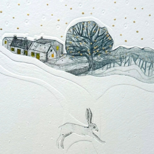 Winter Hare by Susan Davies | Limited edition prints for sale at The Biscuit Factory 